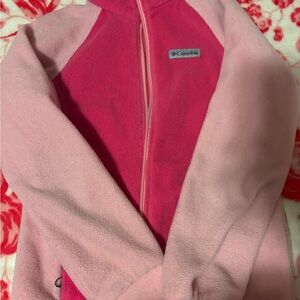 Columbia Two-Tone Pink Fleece Jacket